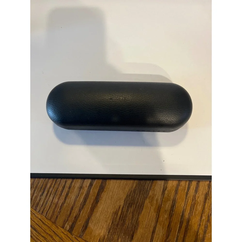 Oakley Black‎ Hard Shell Sunglasses Case Pebbled Faux Leather Eyewear Protector
